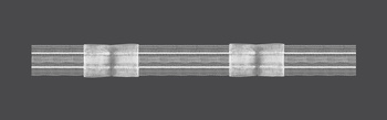 Taśma marszcząca podwójna zakładka 2,5 cm / 1:2 MAGAM 4.25.200.2