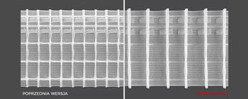 Taśma marszcząca OŁÓWEK 10 cm / 1:2 MAGAM / 2.100.200.3