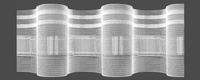 Transparentna taśma fala 10 cm/1:2,5  MAGAM  15.100.250.3